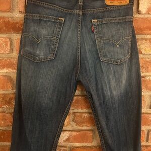 Levi's Men’s Dark Blue Relaxed Straight Jeans